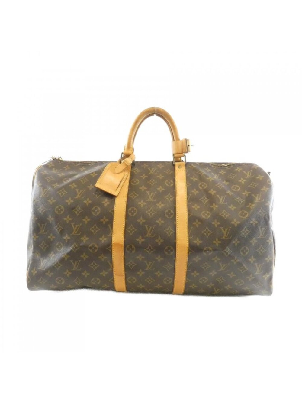 Louis Vuitton Monogram Keepall Bandouliere 55 Boston Bag
